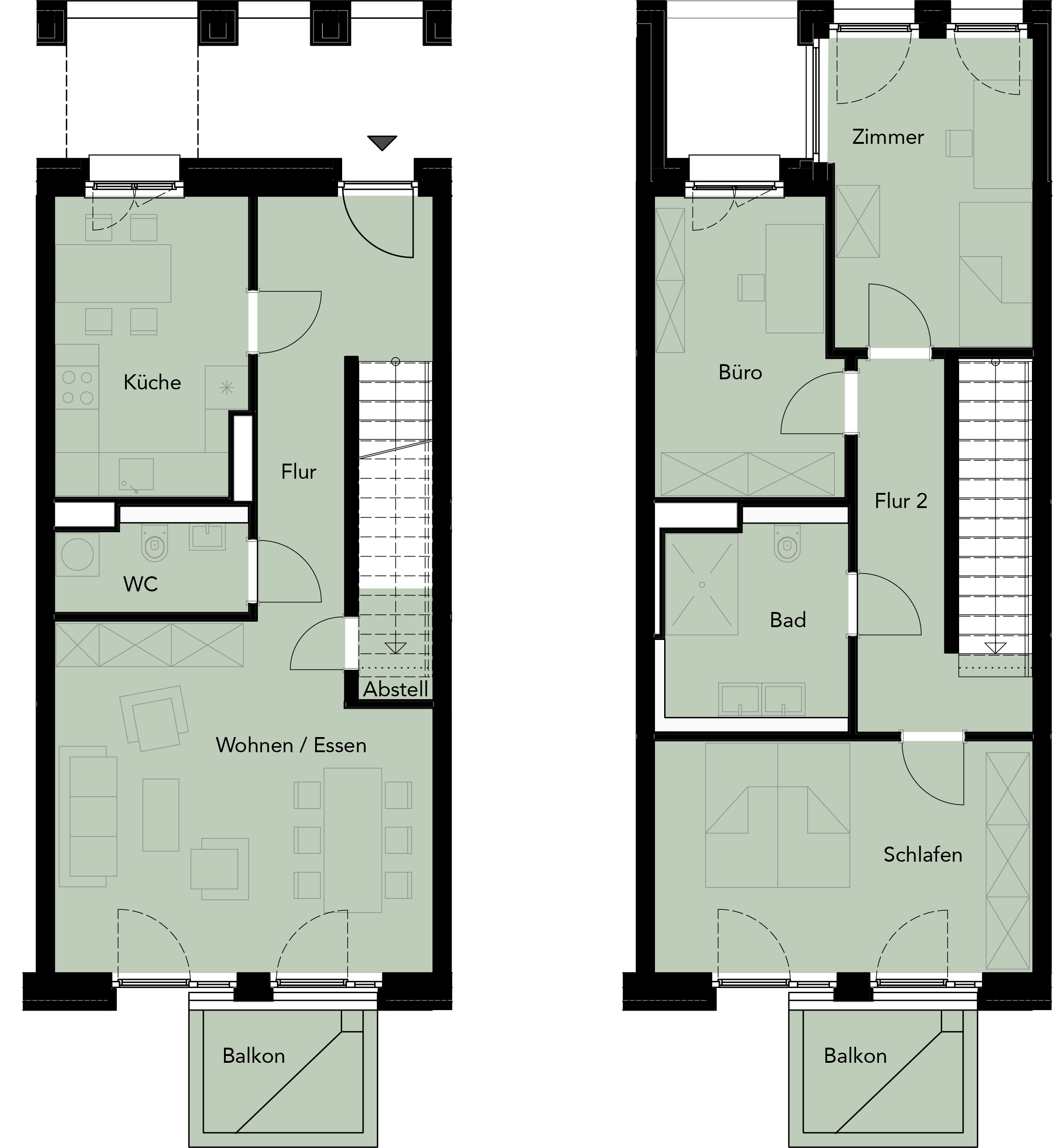 Maisonettewohnung J62