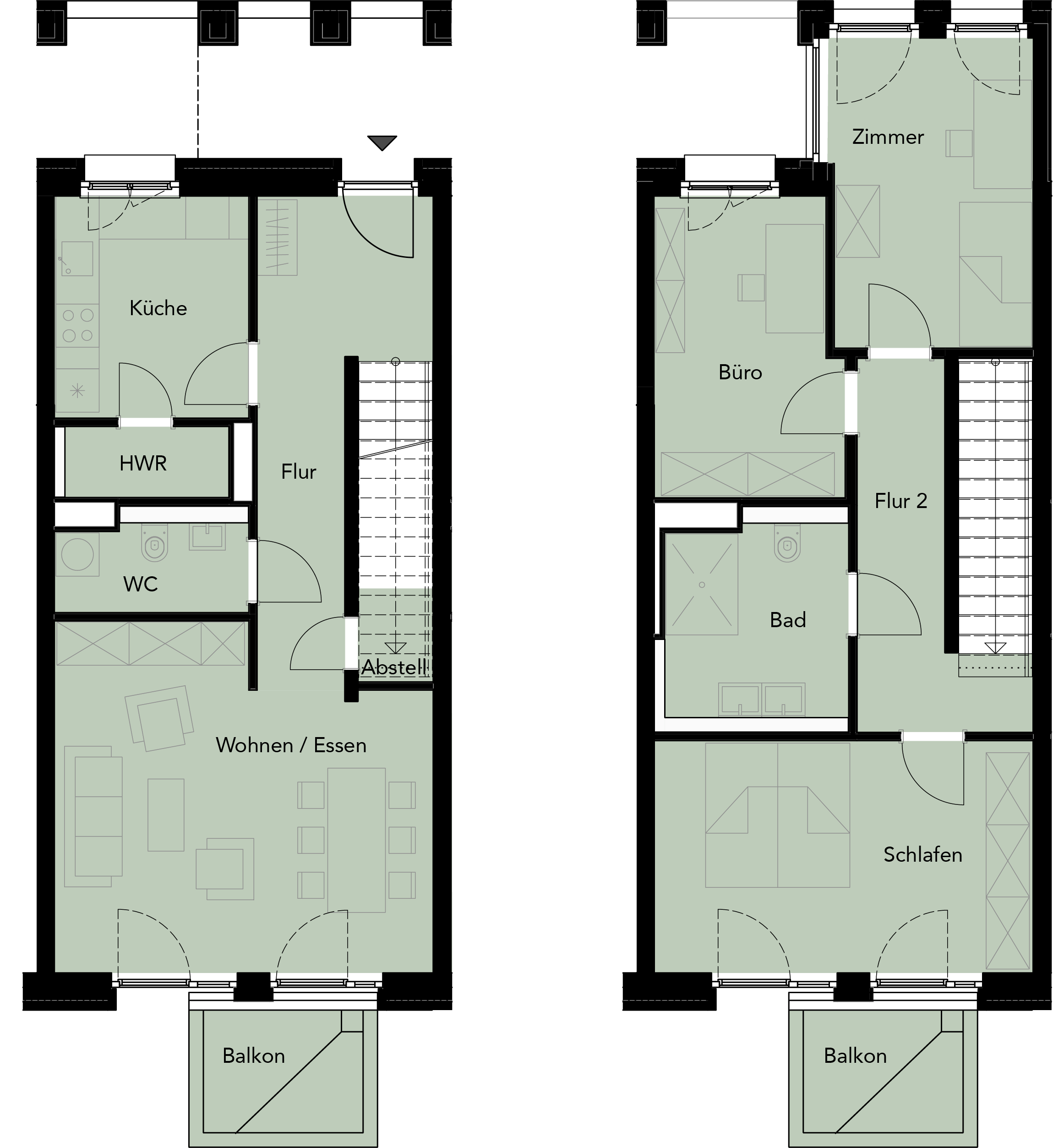 Maisonettewohnung J64